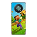 Дизайнерский силиконовый с усиленными углами чехол для Huawei Nova Y90 Майнкрафт Minecraft