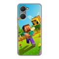 Дизайнерский силиконовый чехол для Vivo Y03 Майнкрафт Minecraft
