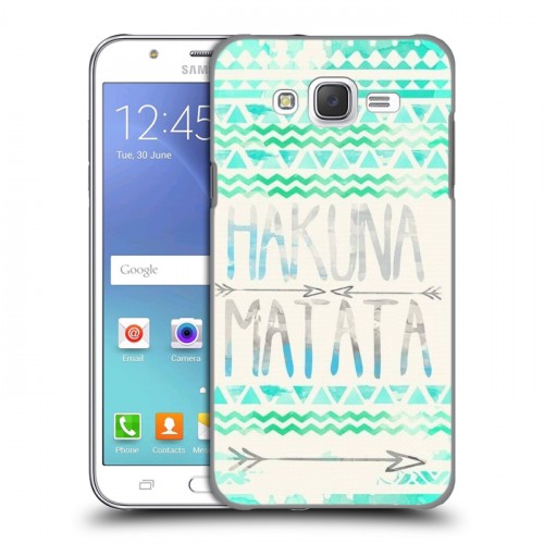 Дизайнерский пластиковый чехол для Samsung Galaxy J5 Пастельные узоры