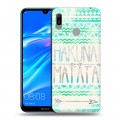 Дизайнерский пластиковый чехол для Huawei Y6 (2019) Пастельные узоры