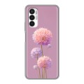 Полупрозрачный дизайнерский пластиковый чехол для Tecno Pova 3 Цветы