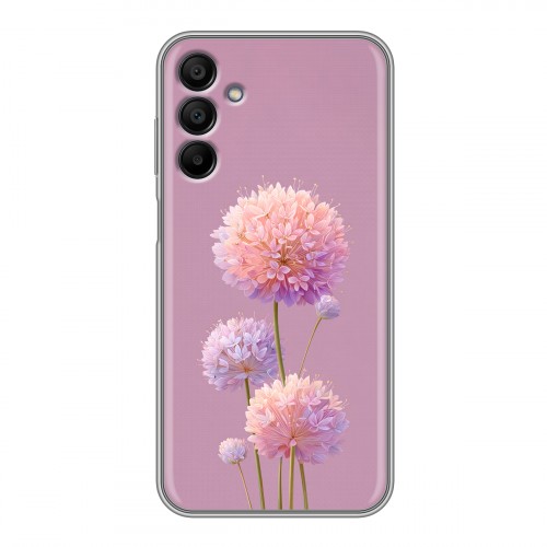 Полупрозрачный дизайнерский силиконовый чехол для Samsung Galaxy A15 Цветы