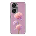 Полупрозрачный дизайнерский пластиковый чехол для Huawei Nova 11 SE Цветы