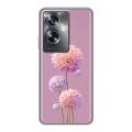 Полупрозрачный дизайнерский пластиковый чехол для OnePlus Nord N30 SE 5G Цветы