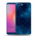 Полупрозрачный дизайнерский пластиковый чехол для Huawei Honor View 10 Космос звезды
