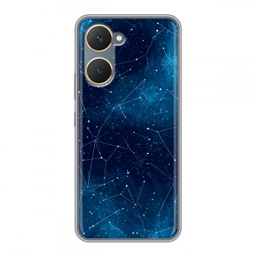 Полупрозрачный дизайнерский пластиковый чехол для Vivo Y03 Космос звезды