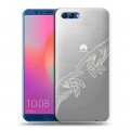 Полупрозрачный дизайнерский пластиковый чехол для Huawei Honor View 10 Сотворение мира