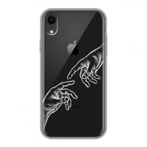 Полупрозрачный дизайнерский пластиковый чехол для Iphone Xr Сотворение мира
