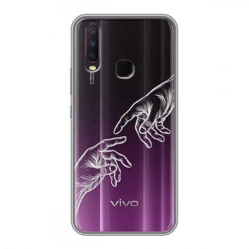 Полупрозрачный дизайнерский силиконовый чехол для Vivo Y17 Сотворение мира