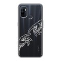 Полупрозрачный дизайнерский силиконовый чехол для OPPO A53 Сотворение мира