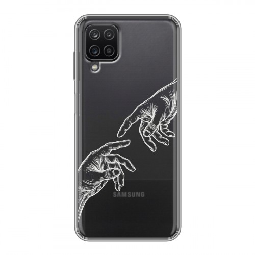 Полупрозрачный дизайнерский пластиковый чехол для Samsung Galaxy A12 Сотворение мира