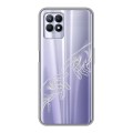 Полупрозрачный дизайнерский силиконовый чехол для Realme 8i Сотворение мира