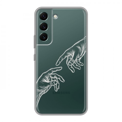 Полупрозрачный дизайнерский пластиковый чехол для Samsung Galaxy S22 Сотворение мира