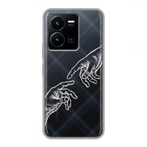 Полупрозрачный дизайнерский силиконовый чехол для Vivo Y35 Сотворение мира