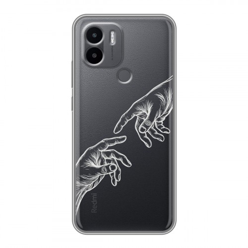 Полупрозрачный дизайнерский силиконовый чехол для Xiaomi Redmi A1 Plus Сотворение мира