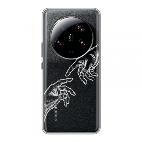 Полупрозрачный дизайнерский пластиковый чехол для Xiaomi 13 Ultra Сотворение мира