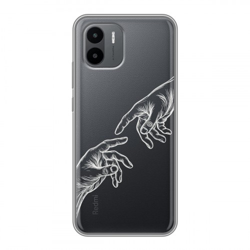 Полупрозрачный дизайнерский силиконовый чехол для Xiaomi Redmi A2 Сотворение мира