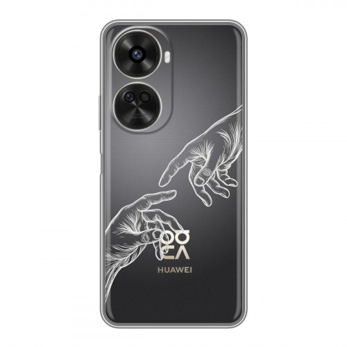 Полупрозрачный дизайнерский пластиковый чехол для Huawei Nova 11 SE Сотворение мира