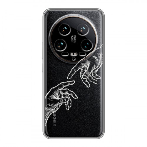 Полупрозрачный дизайнерский пластиковый чехол для Xiaomi 14 Ultra Сотворение мира