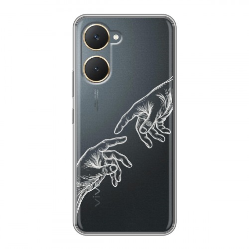 Полупрозрачный дизайнерский пластиковый чехол для Vivo Y03 Сотворение мира