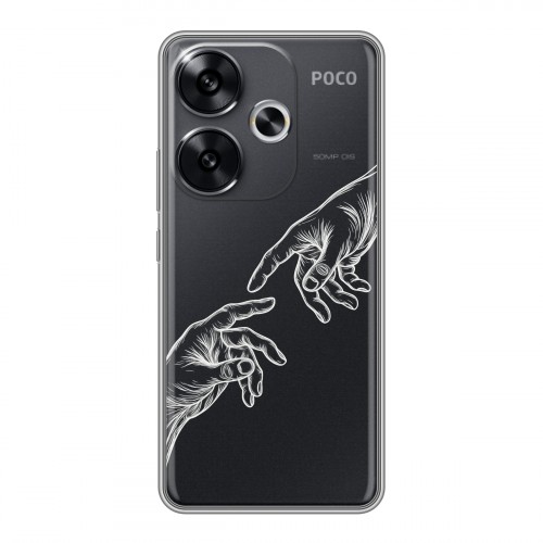 Полупрозрачный дизайнерский пластиковый чехол для Xiaomi Redmi Turbo 3 Сотворение мира