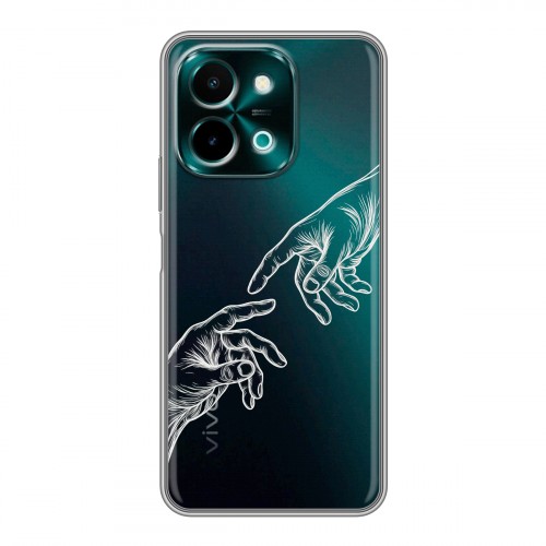 Полупрозрачный дизайнерский пластиковый чехол для Vivo Y28 Сотворение мира