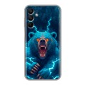 Полупрозрачный дизайнерский силиконовый чехол для Samsung Galaxy A15 Медведь