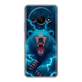 Полупрозрачный дизайнерский пластиковый чехол для Xiaomi RedMi A3 Медведь