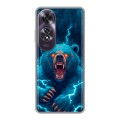 Полупрозрачный дизайнерский силиконовый чехол для OPPO A60 Медведь