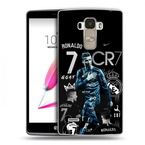 Дизайнерский пластиковый чехол для LG G4 Stylus Реал Роналдо