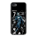 Дизайнерский силиконовый чехол для Iphone 7 Реал Роналдо