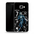 Дизайнерский пластиковый чехол для Samsung Galaxy C5 Реал Роналдо