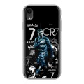 Дизайнерский силиконовый чехол для Iphone Xr Реал Роналдо