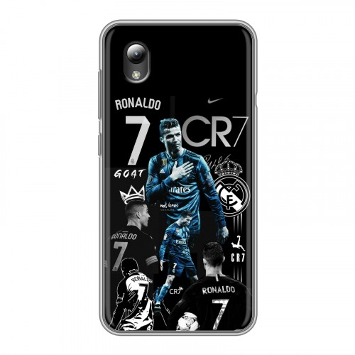 Дизайнерский силиконовый чехол для ZTE Blade A3 (2019) Реал Роналдо