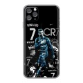 Дизайнерский силиконовый чехол для Iphone 11 Pro Реал Роналдо