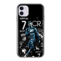 Дизайнерский силиконовый чехол для Iphone 11 Реал Роналдо