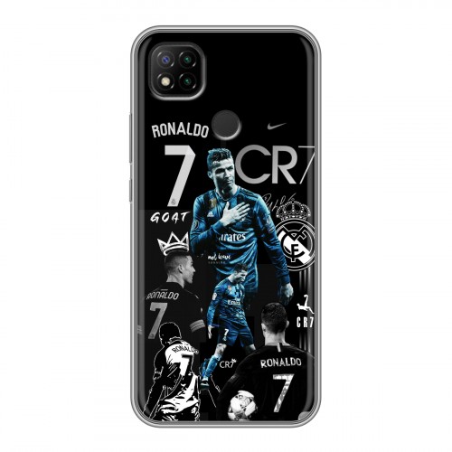 Дизайнерский силиконовый чехол для Xiaomi RedMi 9C Реал Роналдо