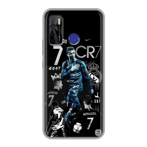 Дизайнерский силиконовый чехол для Tecno Camon 15 Реал Роналдо