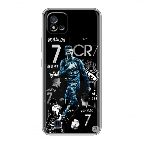 Дизайнерский силиконовый чехол для Realme C20 Реал Роналдо