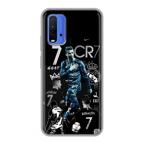 Дизайнерский силиконовый чехол для Xiaomi RedMi 9T Реал Роналдо
