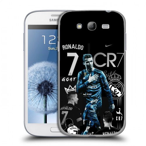 Дизайнерский пластиковый чехол для Samsung Galaxy Grand Реал Роналдо