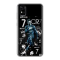 Дизайнерский силиконовый чехол для ZTE Blade A31 Реал Роналдо