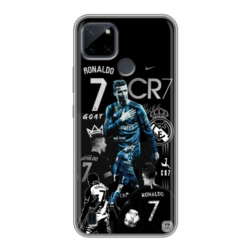 Дизайнерский силиконовый чехол для Realme C21Y Реал Роналдо
