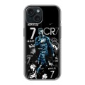 Дизайнерский силиконовый чехол для Iphone 15 Реал Роналдо