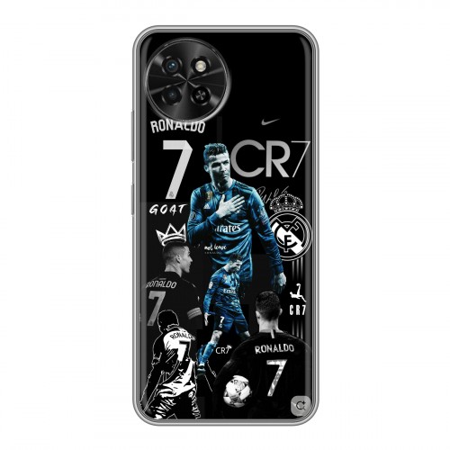 Дизайнерский силиконовый чехол для Itel S23 Реал Роналдо