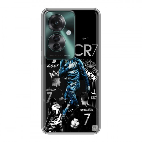 Дизайнерский силиконовый чехол для Oppo Reno 11F Реал Роналдо