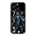 Дизайнерский силиконовый чехол для Iphone 16 Pro Реал Роналдо