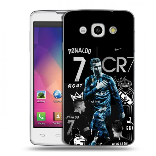 Дизайнерский пластиковый чехол для LG L60 Реал Роналдо
