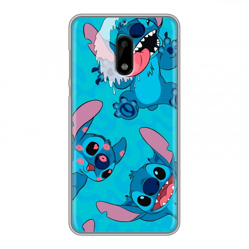 Дизайнерский пластиковый чехол для Nokia 6 Лило и Стич