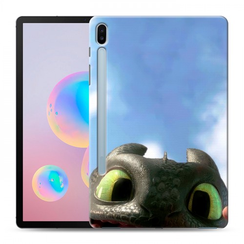 Дизайнерский силиконовый чехол для Samsung Galaxy Tab S6 Как приручить дракона